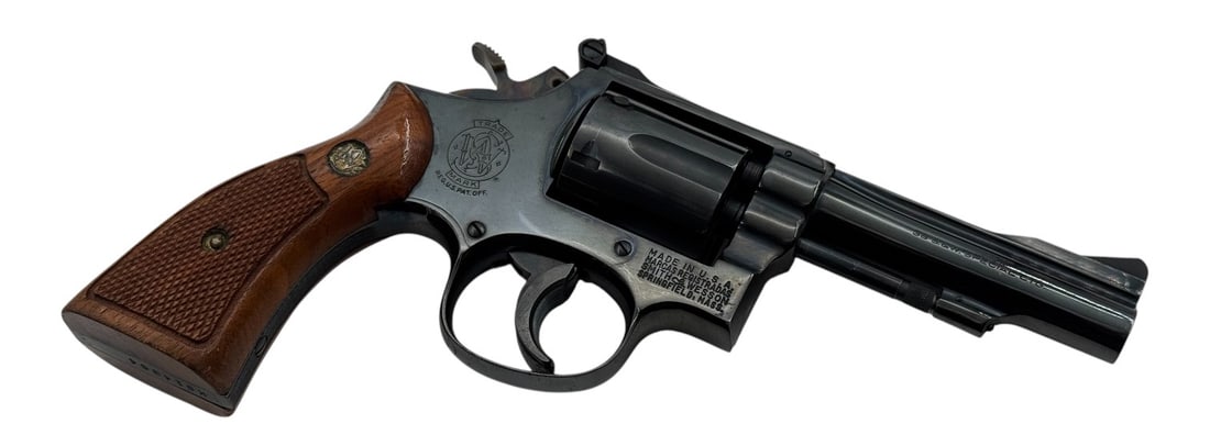 Excellent 1969 Smith & Wesson 15-3 K38 Combat Masterpiece .38 SPECIAL Revolver w/ Holster - 4
