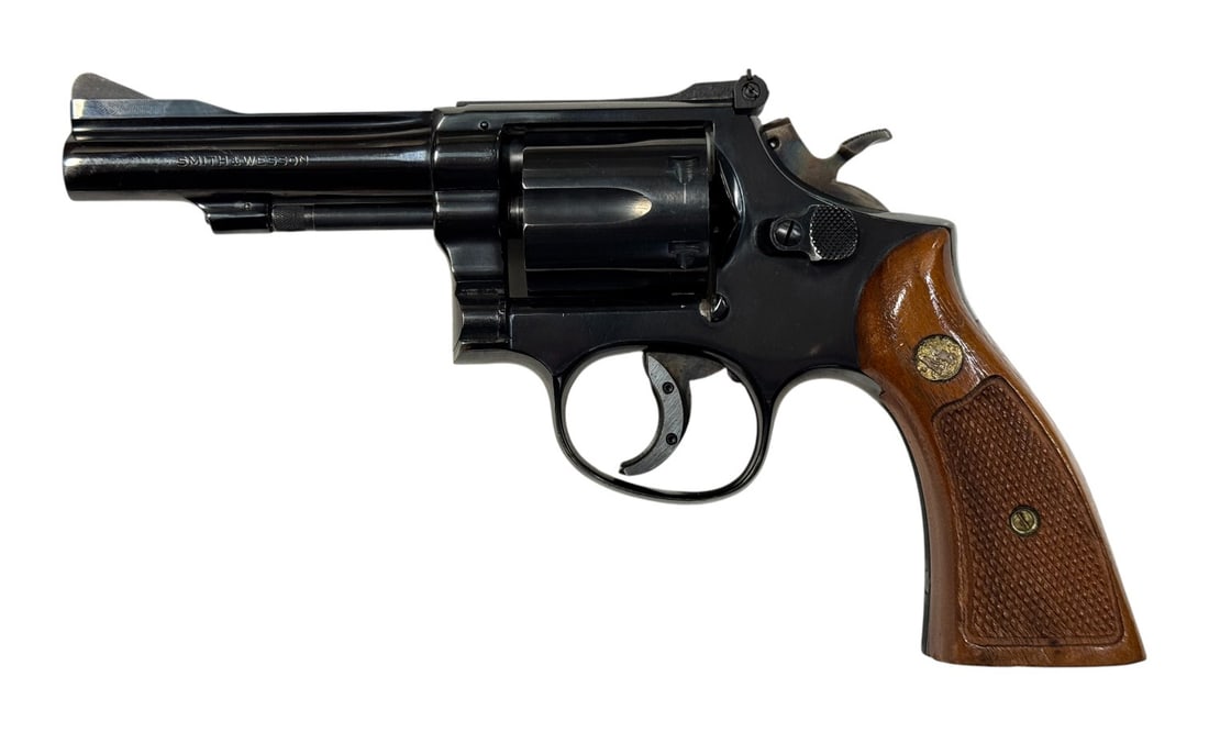 Excellent 1969 Smith & Wesson 15-3 K38 Combat Masterpiece .38 SPECIAL Revolver w/ Holster - 7