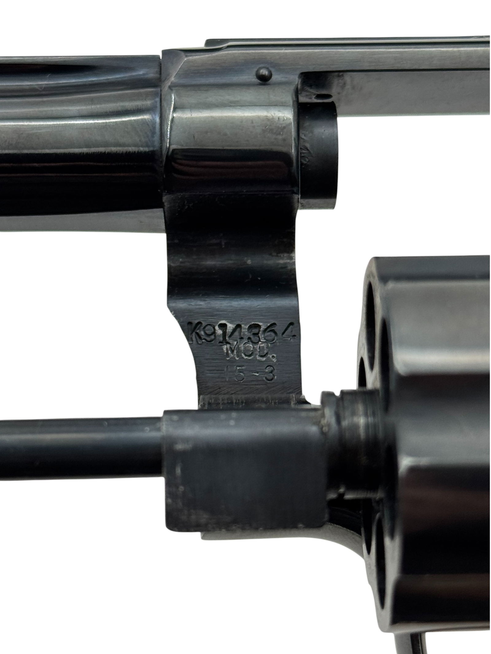 Excellent 1969 Smith & Wesson 15-3 K38 Combat Masterpiece .38 SPECIAL Revolver w/ Holster - 9