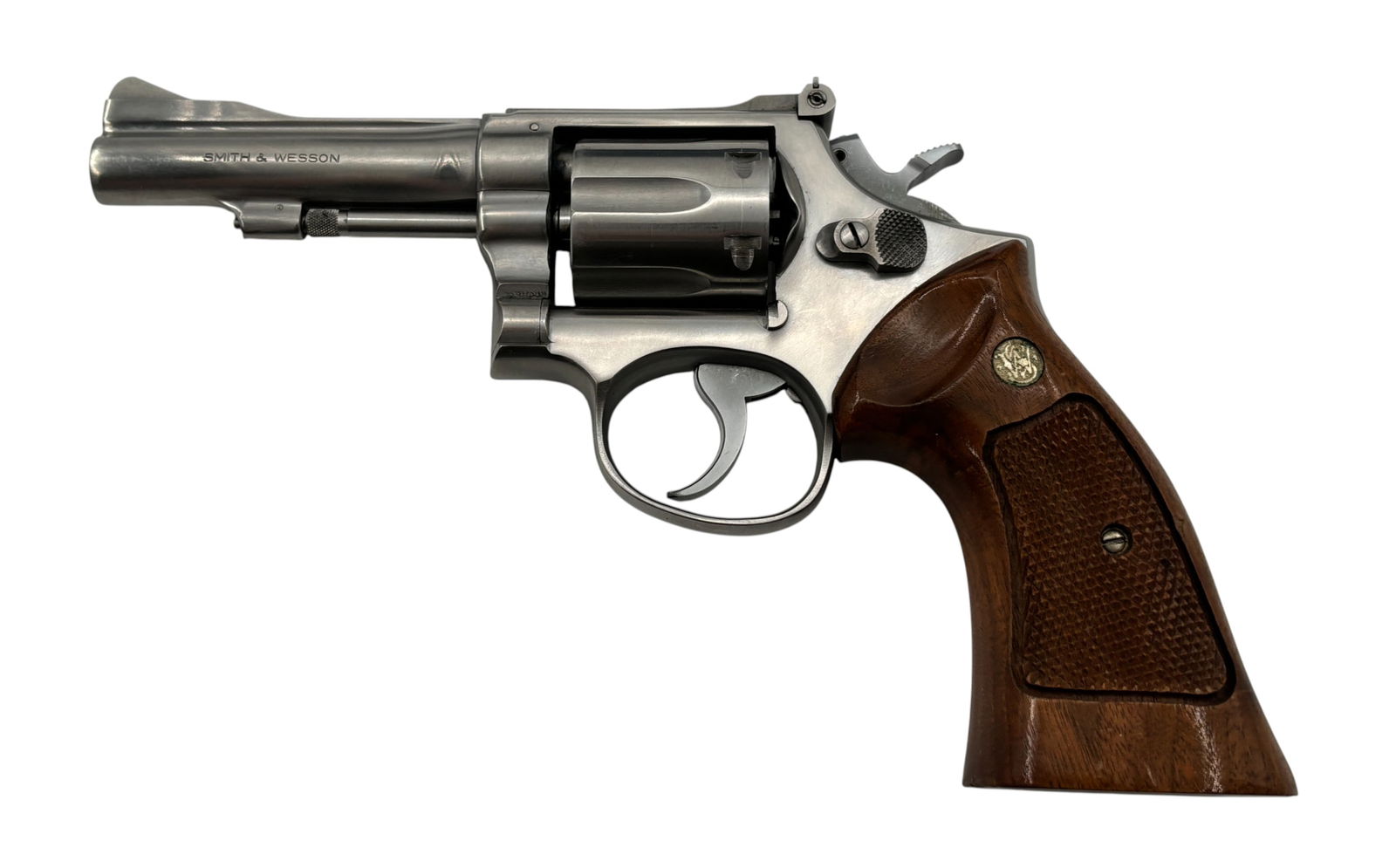 Excellent 1970s Smith & Wesson Model 67 Combat Masterpiece Stainless 4" Revolver in Box - 2