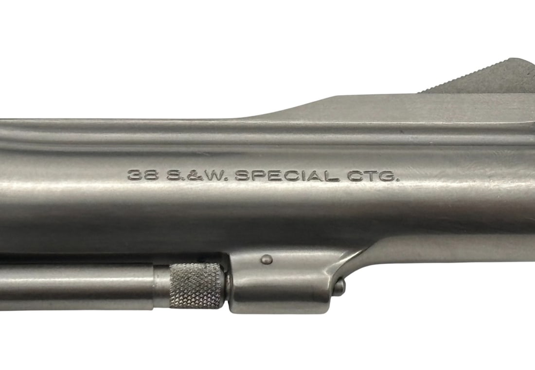 Excellent 1970s Smith & Wesson Model 67 Combat Masterpiece Stainless 4" Revolver in Box - 4