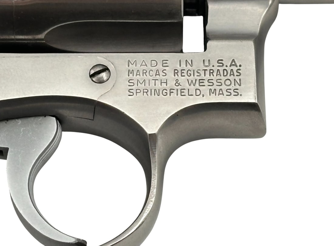 Excellent 1970s Smith & Wesson Model 67 Combat Masterpiece Stainless 4" Revolver in Box - 5