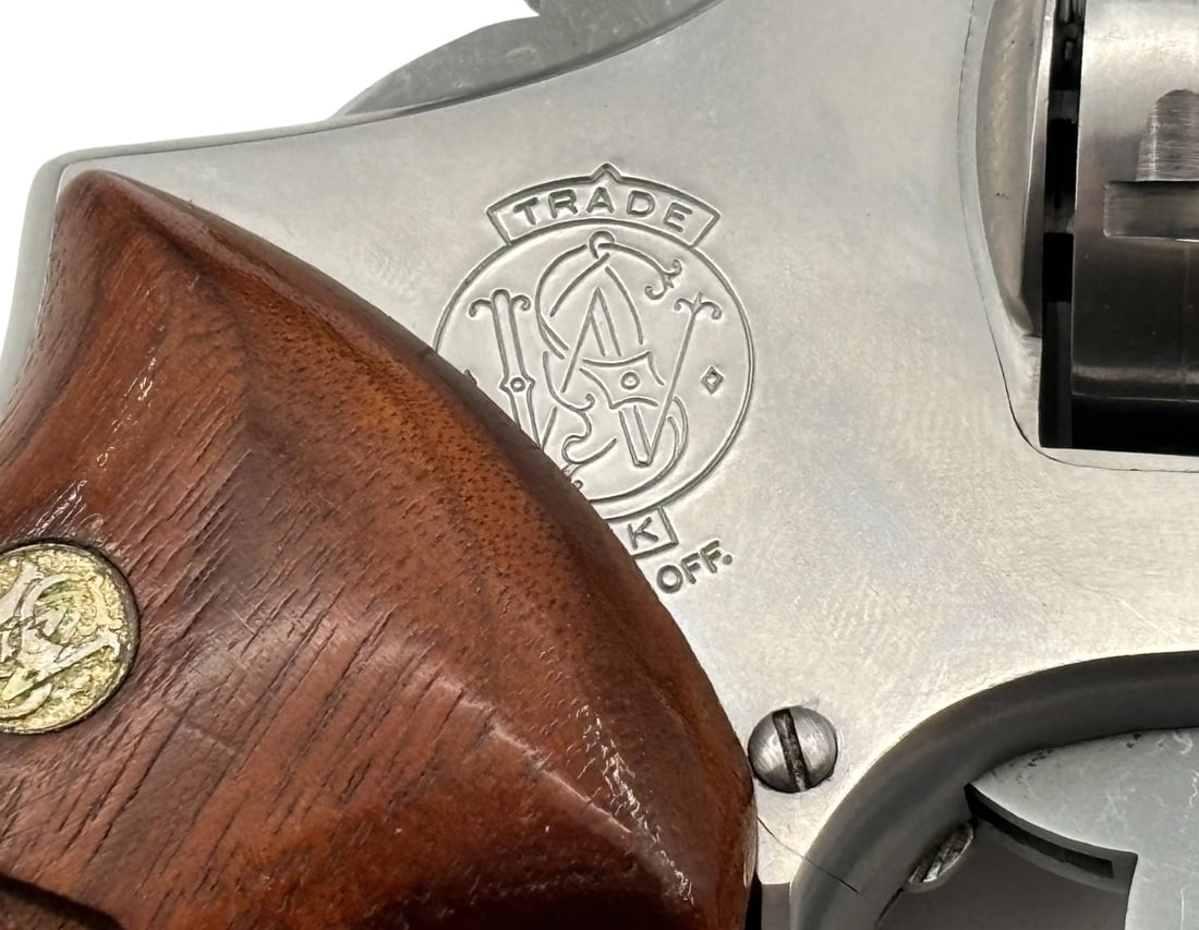Excellent 1970s Smith & Wesson Model 67 Combat Masterpiece Stainless 4" Revolver in Box - 6