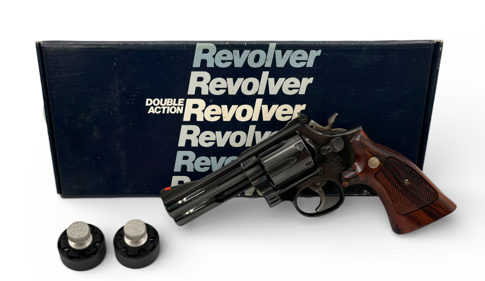 NIB 1980s Smith & Wesson Model 586-1 .357 MAG. 4" Blued Revolver (1 of 13)