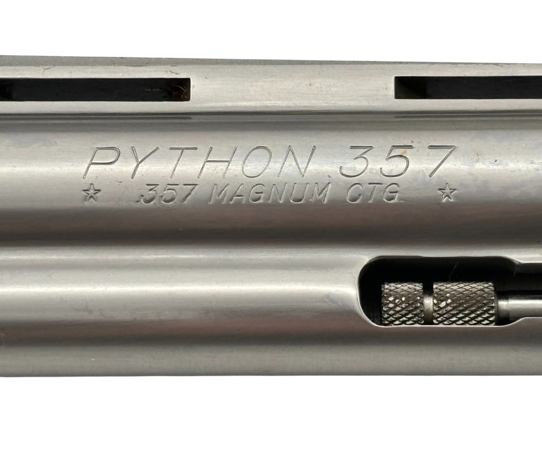 NIB Desirable 1985 Colt Python .357 MAG. 6" Stainless Steel T-Series Revolver - 10