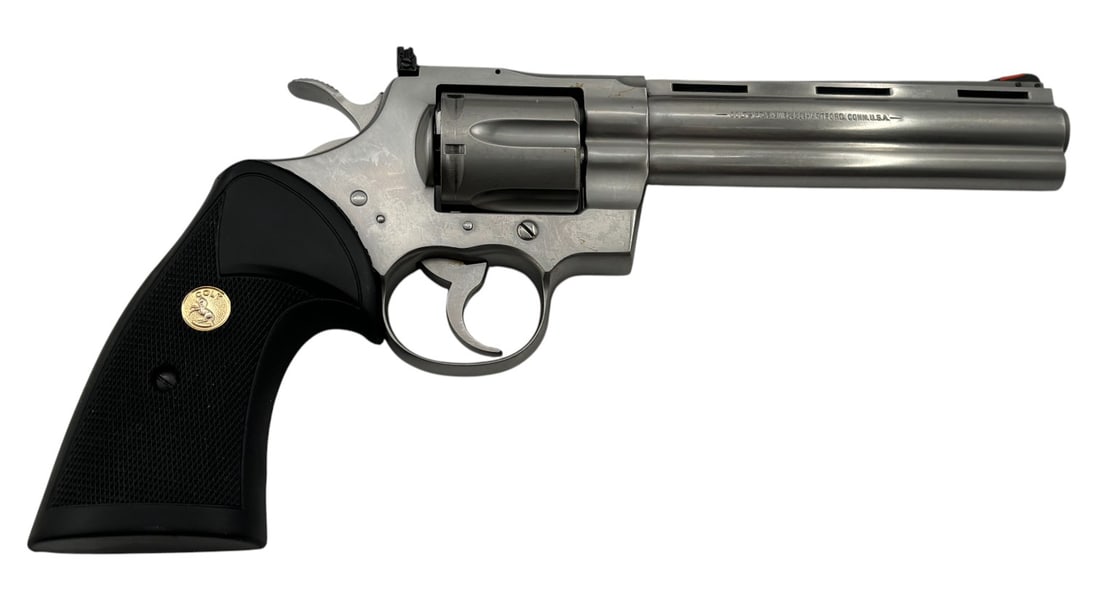 NIB Desirable 1985 Colt Python .357 MAG. 6" Stainless Steel T-Series Revolver - 4