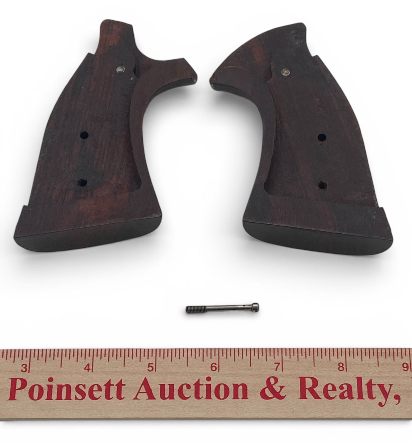 Excellent Factory Smith & Wesson N-Frame Revolver Take-Off Grips / Stocks with Screw - 2