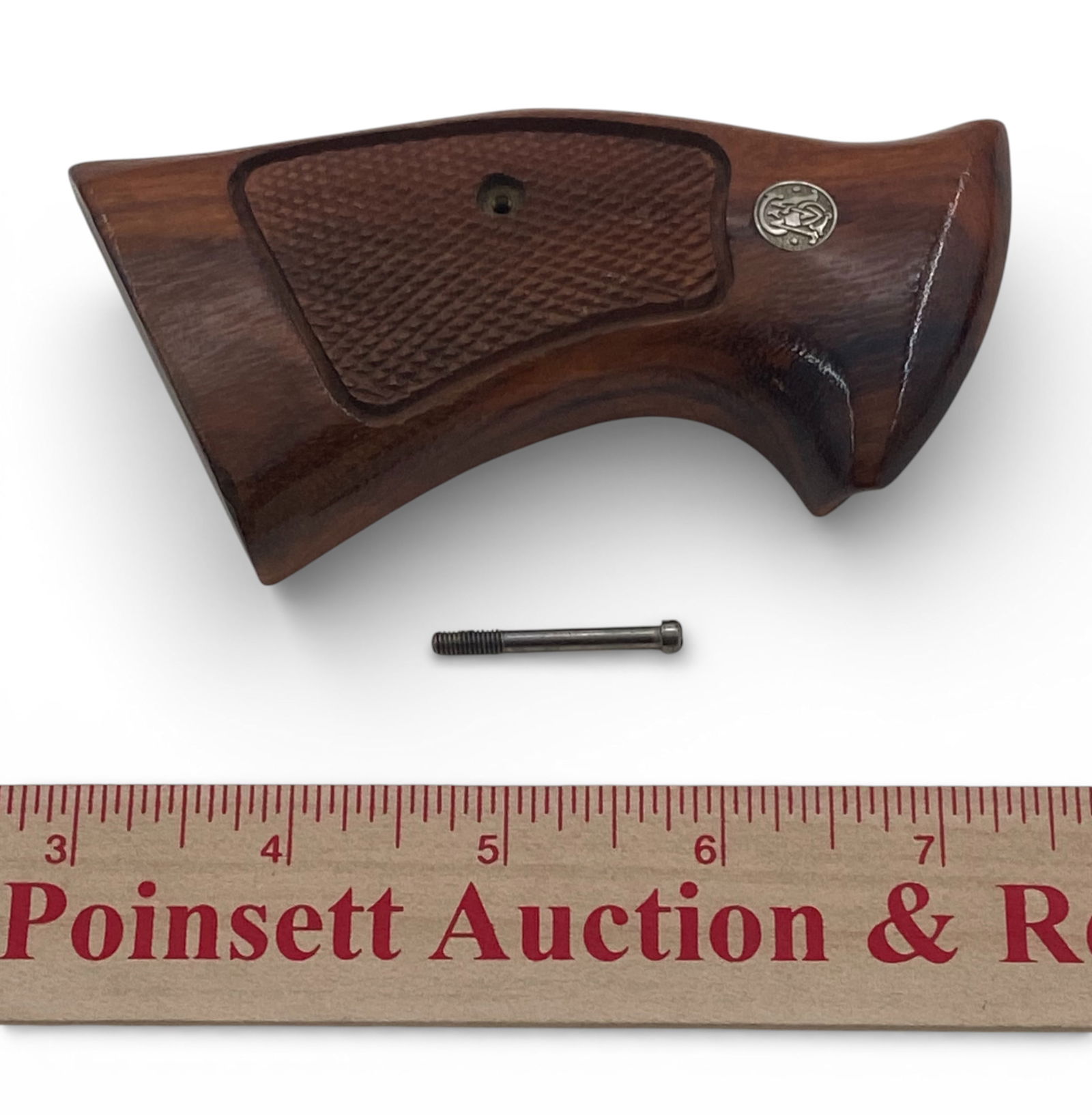Excellent Factory Smith & Wesson N-Frame Revolver Take-Off Grips / Stocks with Screw - 5