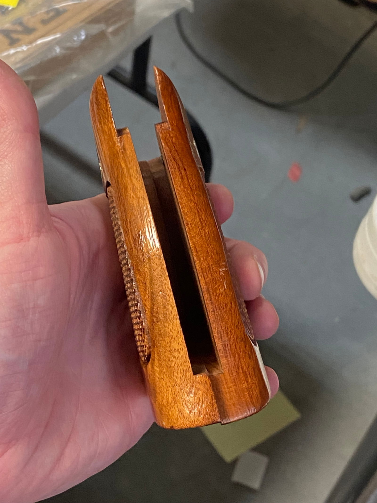 Excellent Factory Smith & Wesson N-Frame Revolver Take-Off Grips / Stocks with Screw - 9