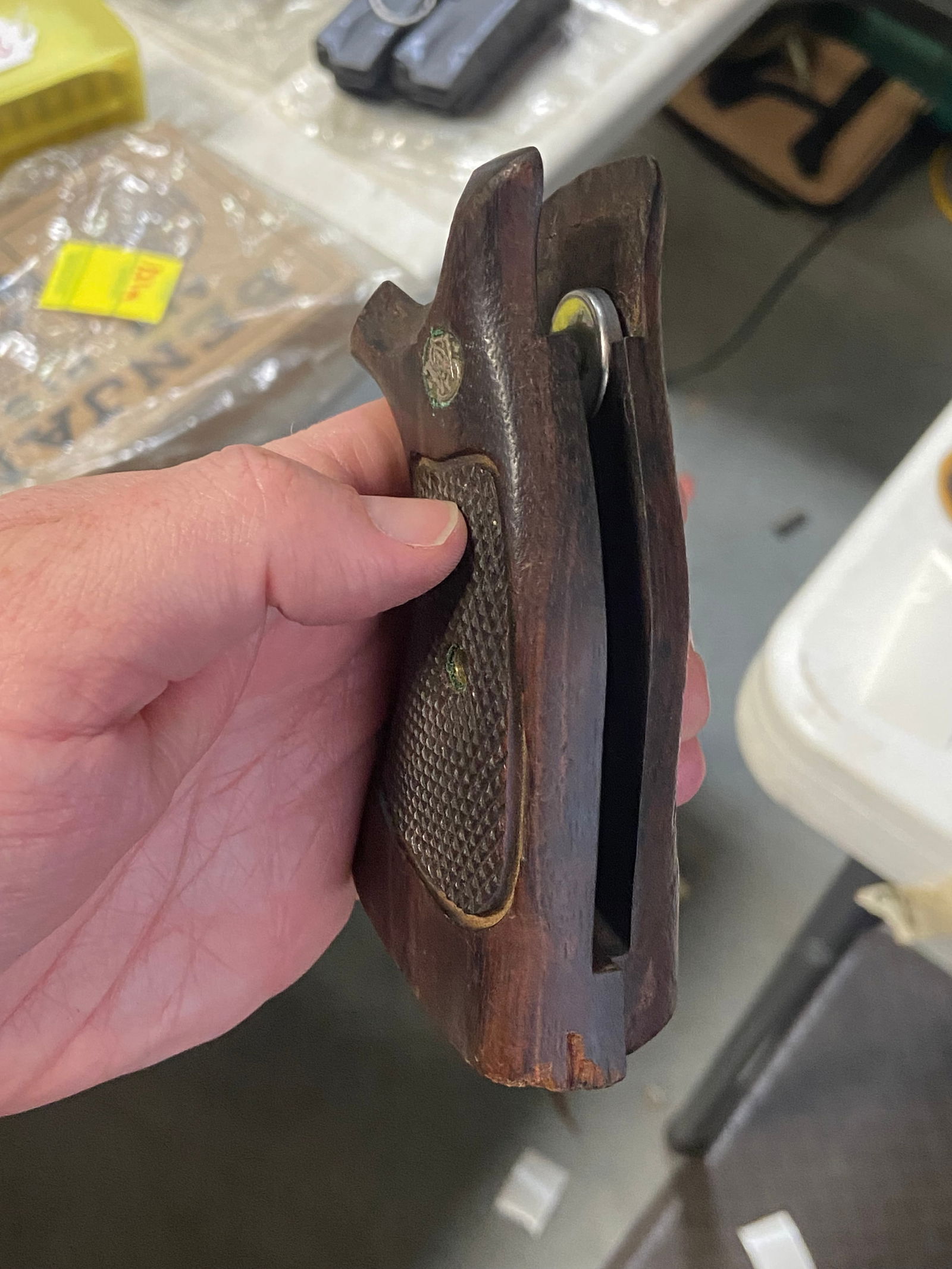 (3) Sets of Factory Smith & Wesson N-Frame Revolver Take-Off Grips / Stocks with Screws - 12