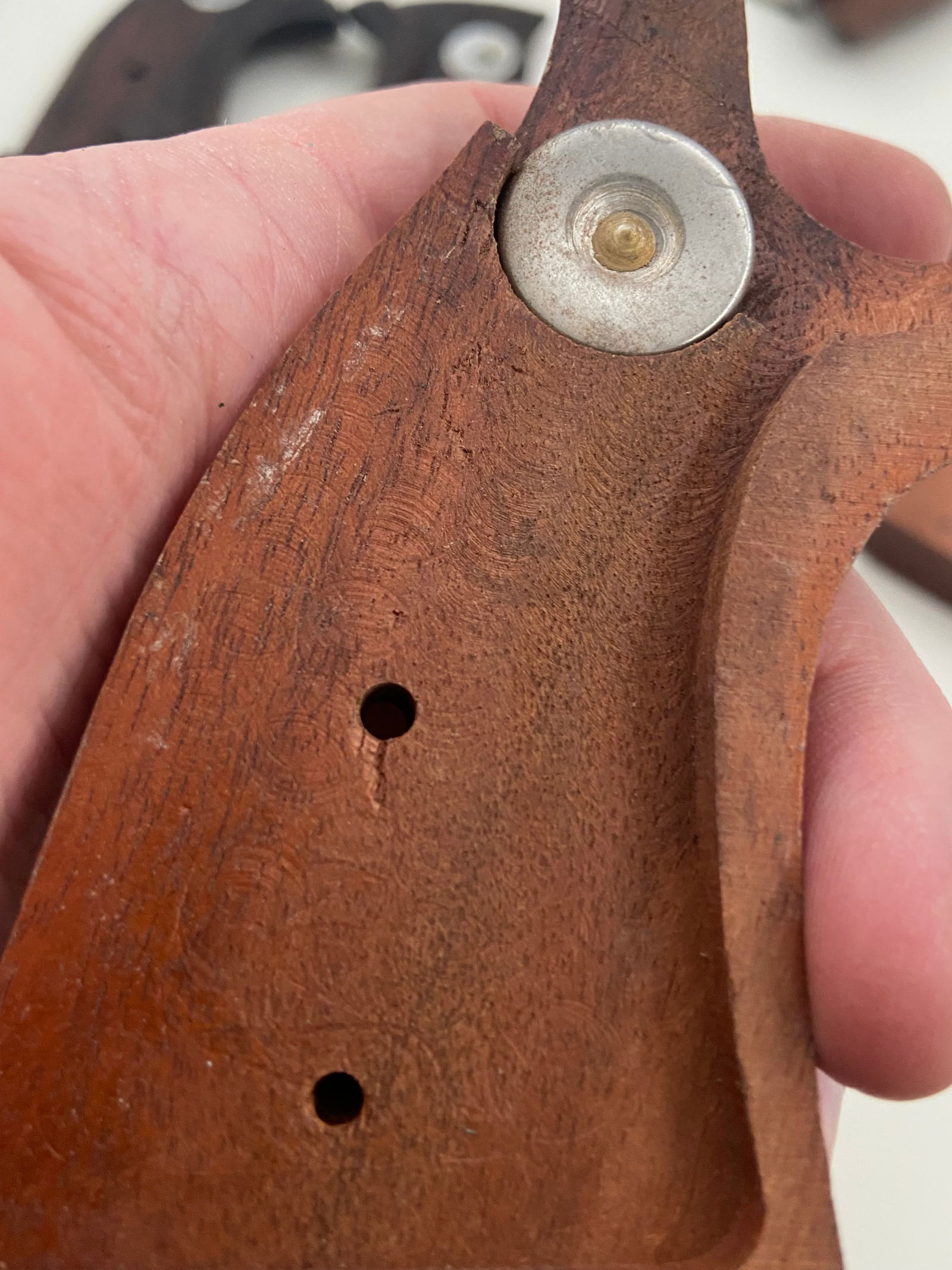 (3) Sets of Factory Smith & Wesson N-Frame Revolver Take-Off Grips / Stocks with Screws - 5