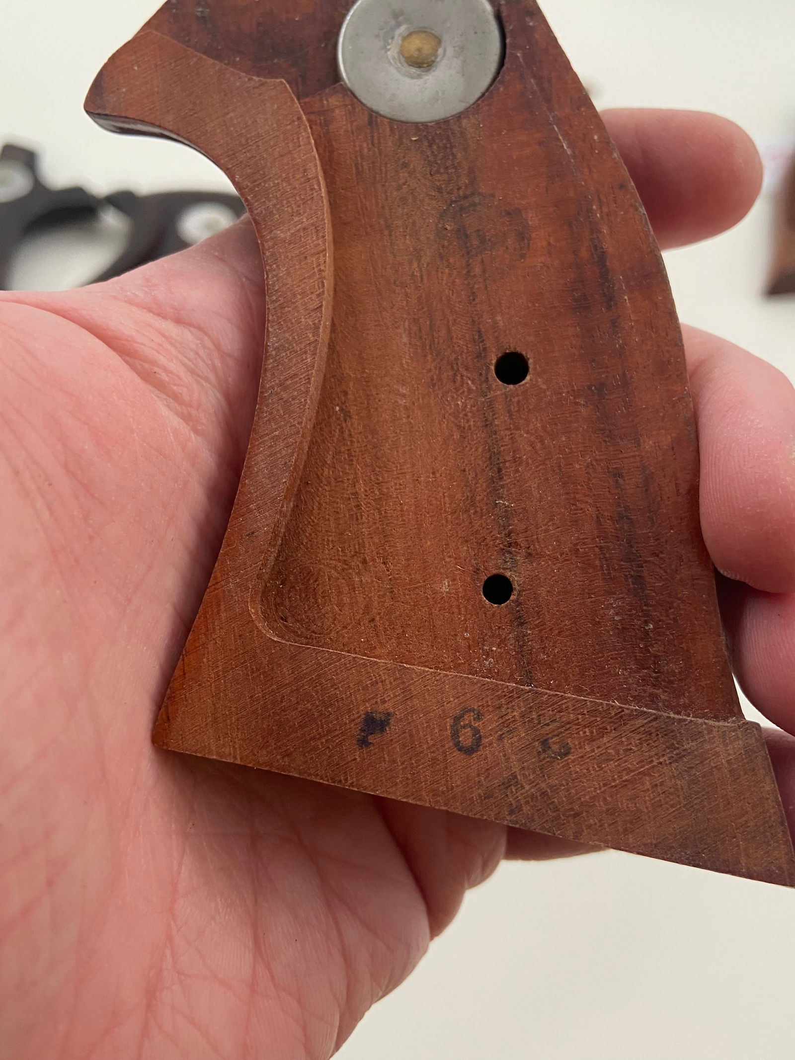 (3) Sets of Factory Smith & Wesson N-Frame Revolver Take-Off Grips / Stocks with Screws - 6