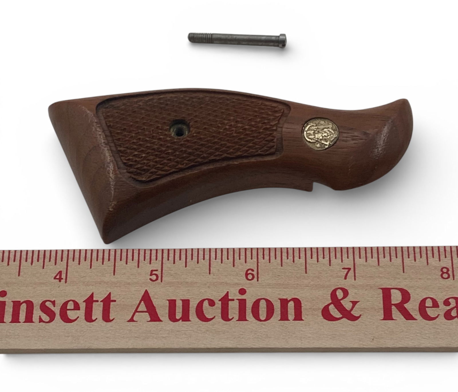 Excellent Factory Smith & Wesson Revolver Take-Off Magna Grips / Stocks with Screw - 3