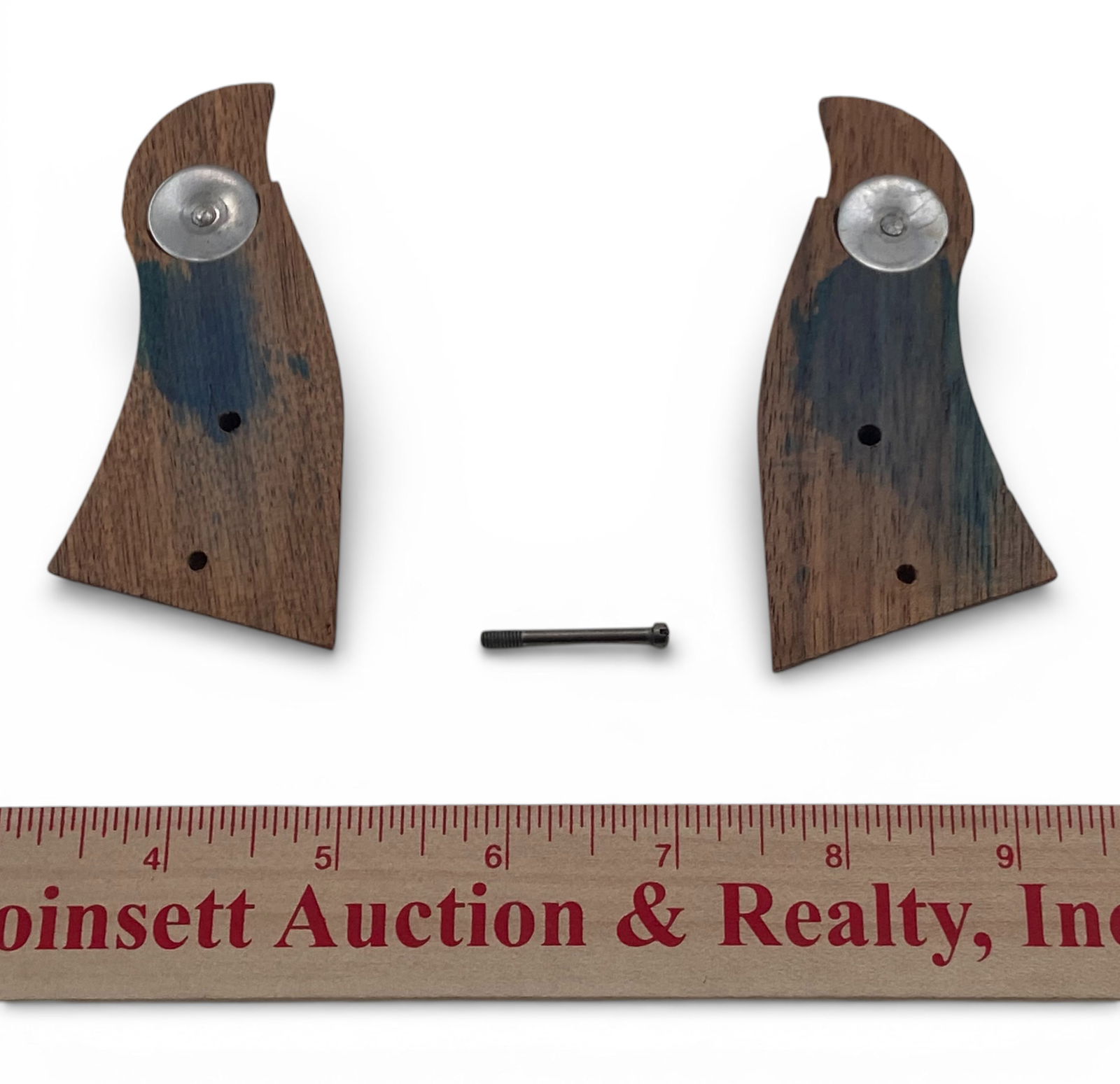 Excellent Factory Smith & Wesson Revolver Take-Off Magna Grips / Stocks with Screw - 2