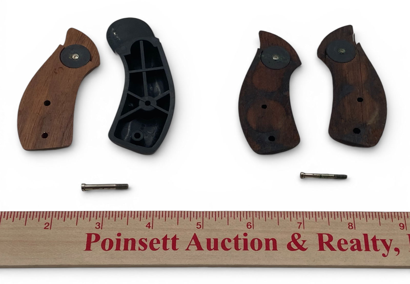 (2) Sets of Factory Smith & Wesson Revolver Take-Off Magna Grips / Stocks with Screws - 2