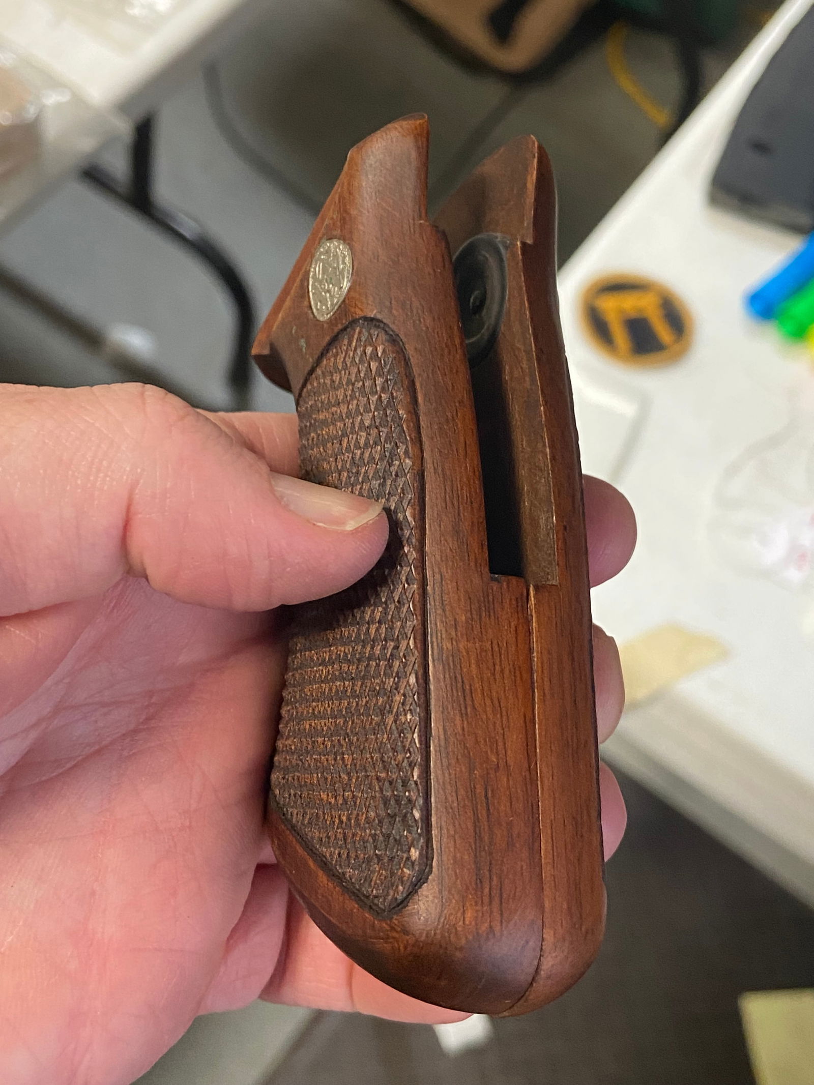 (2) Sets of Factory Smith & Wesson Revolver Take-Off Grips / Stocks with Screws - 4