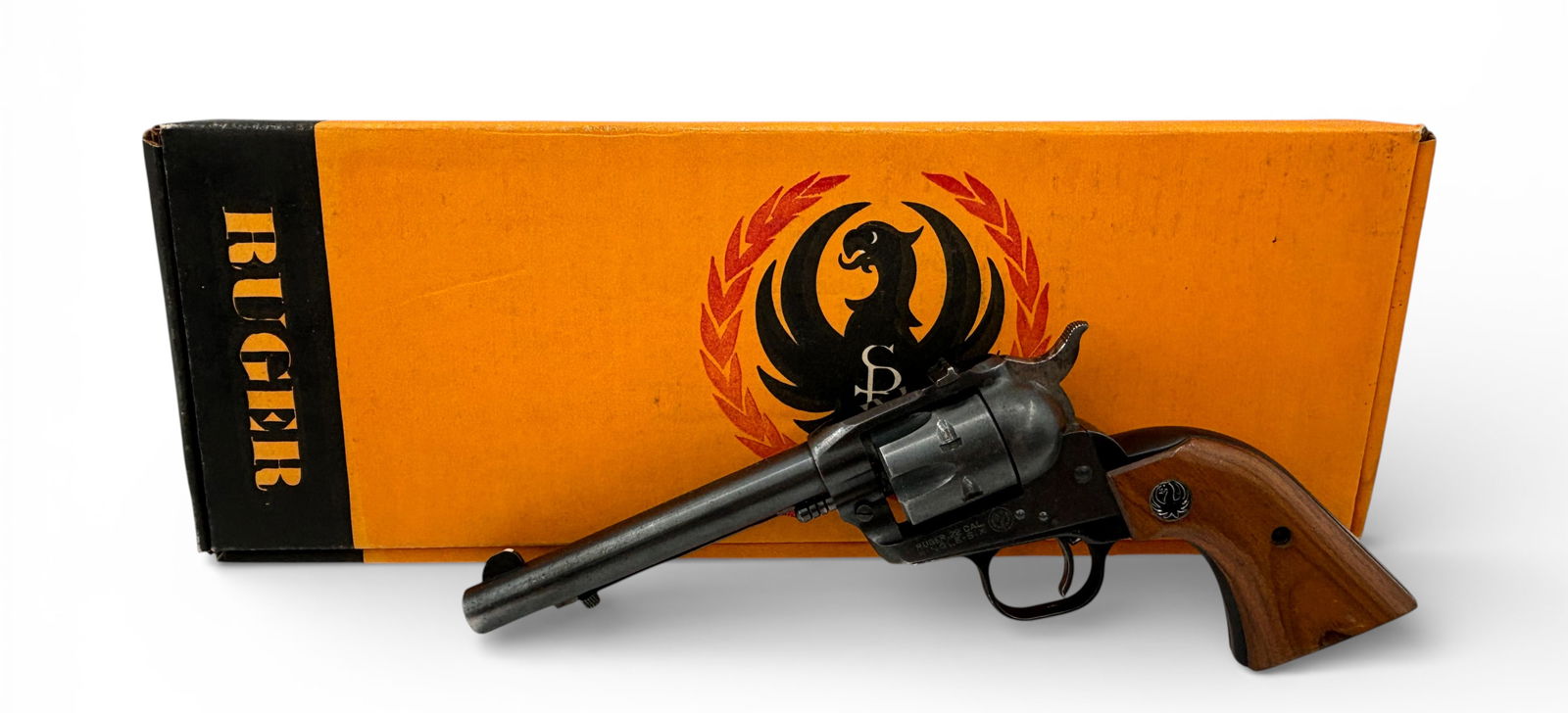Early 1955 Ruger Single-Six .22 CAL. Single Action Three-Screw Revolver in Box (1 of 8)