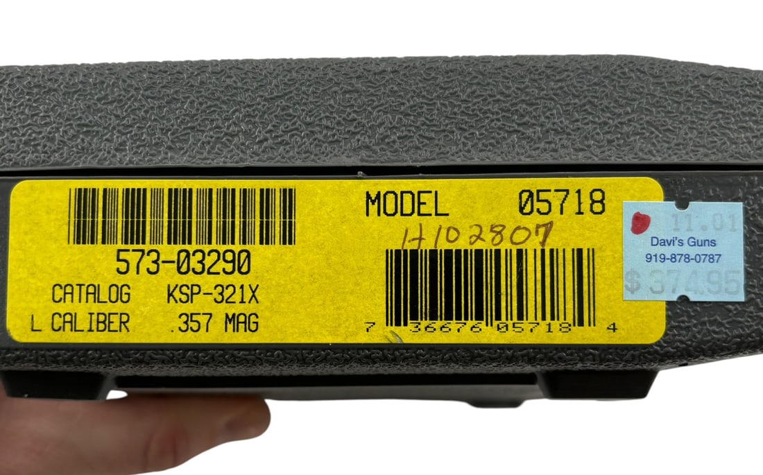 Excellent Ruger SP101 .357 MAG. Stainless Steel Revolver in Box - 5