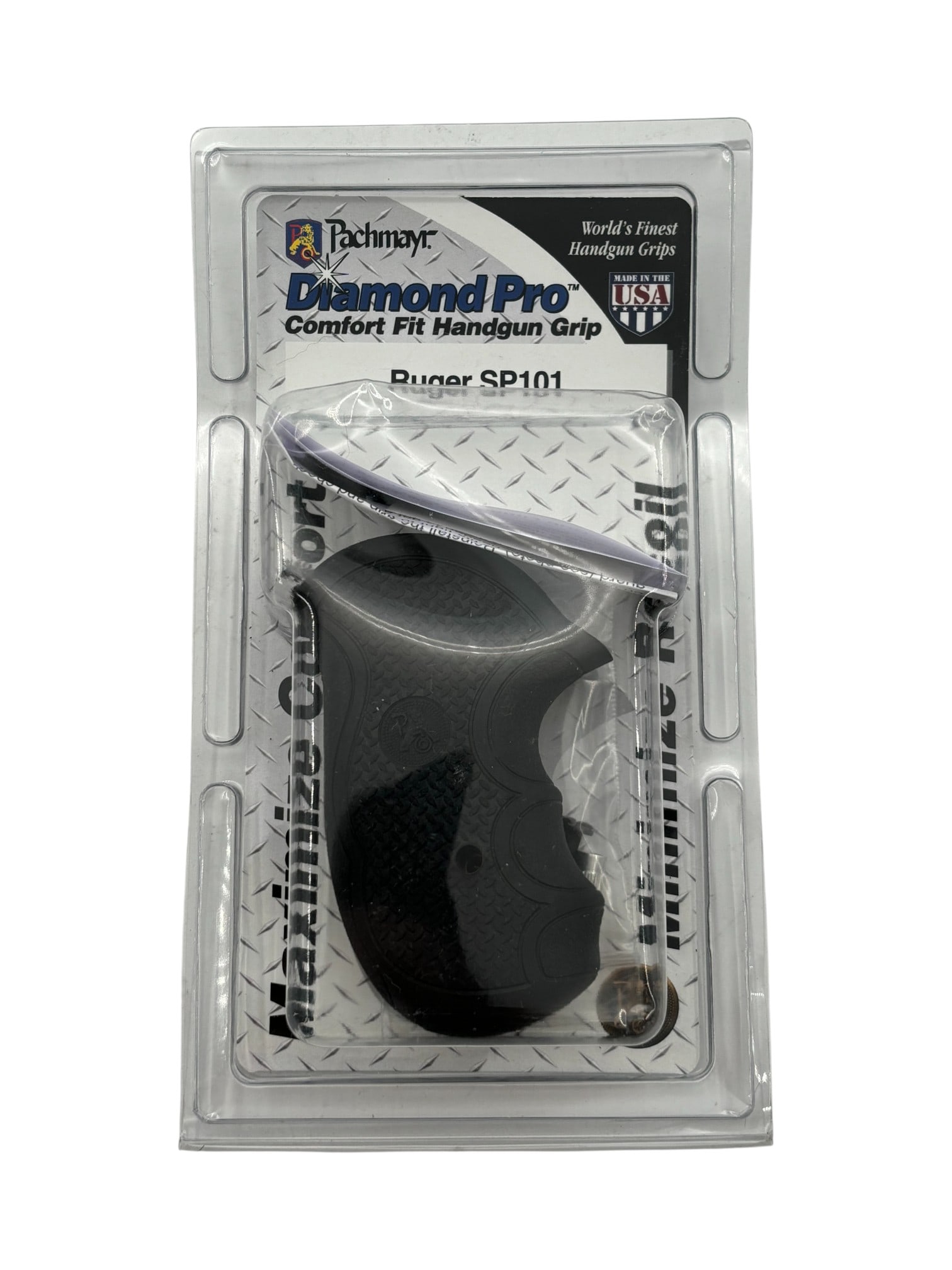NIB Pachmayr Diamond Pro Comfort Fit Grips for Ruger SP101 Revolver: Features recoil reducing interior chambers 