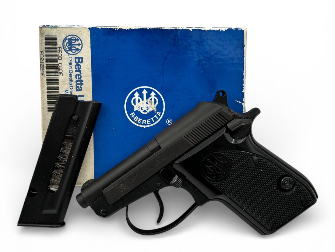 NIB Beretta Model 21A .22LR Pistol in Original Box: S#: BCS28669U | Comes with (1) Magazine and Manual |||| CONDITION: New in Box. Bore is Excellent. Mechanically Functions. See Photos ||||| FFL CLASS: MODERN 