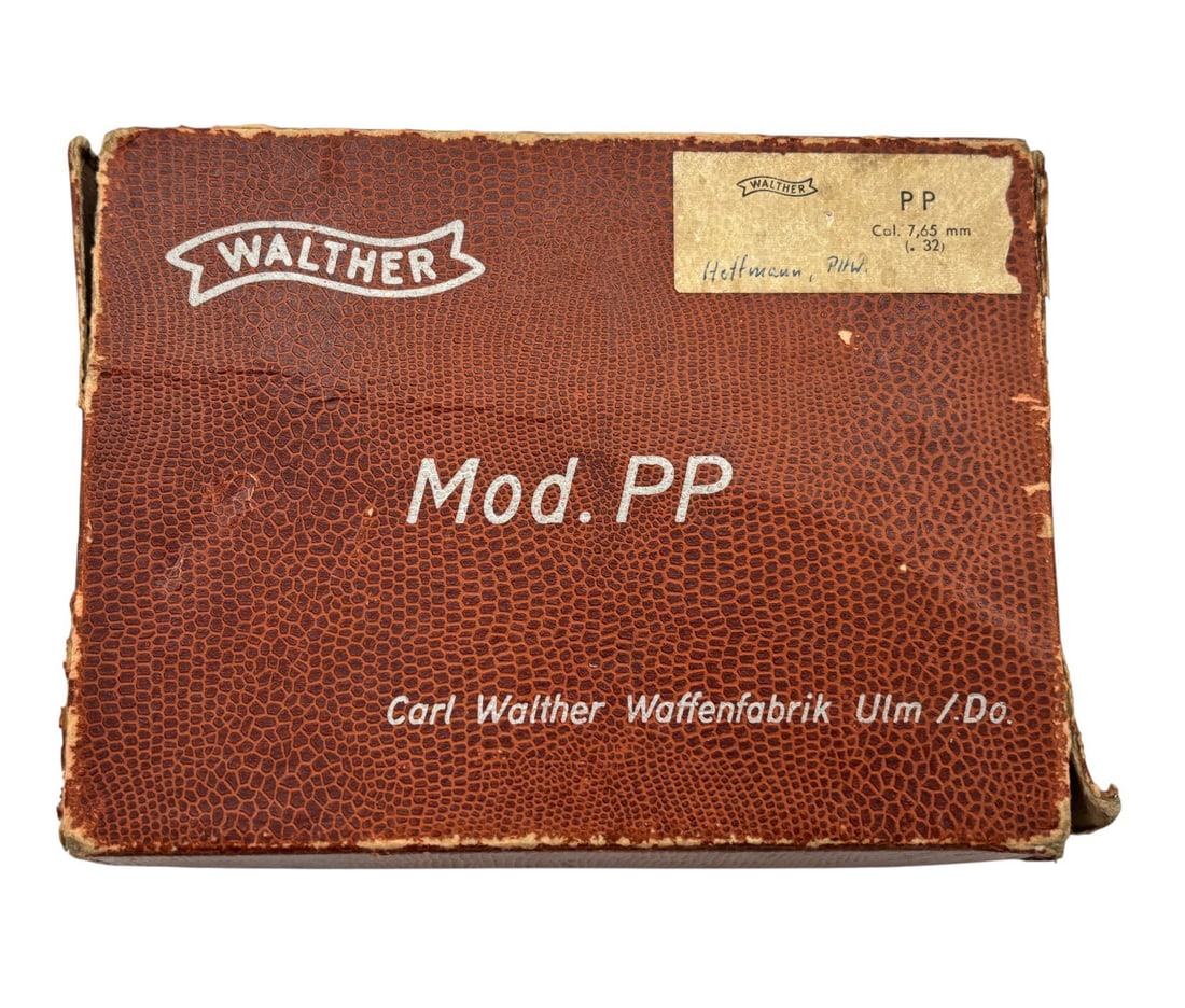Excellent Rare 1965 Walther Niederchsasen State Police Model PP .32 ACP Pistol in Original Box - 4