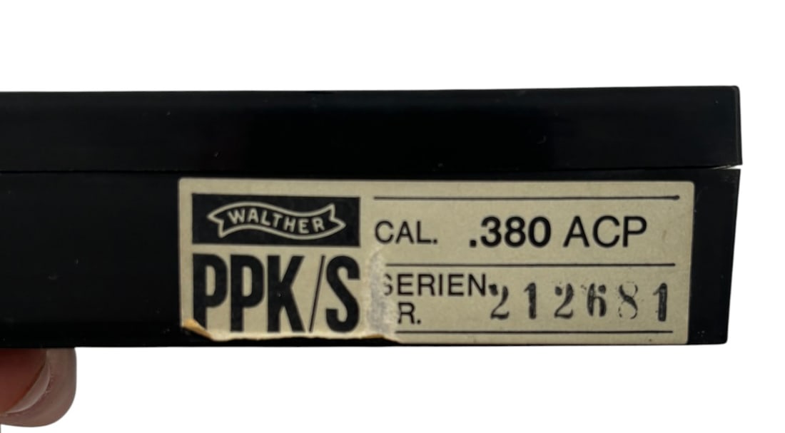 NIB Desirable 1976 West German Walther Model PPK/S .380 ACP Semi-Automatic Pistol - 7