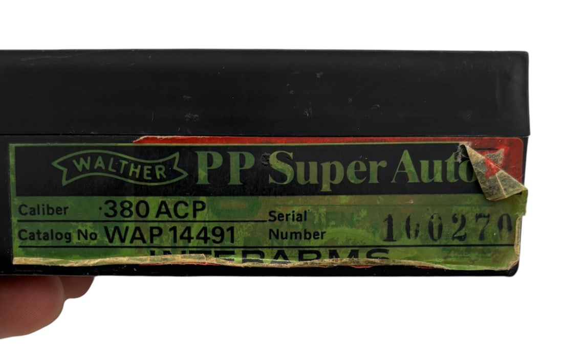 NIB RARE 1978 West German Walther Model PP-Super .380 ACP Semi-Automatic Pistol - 8