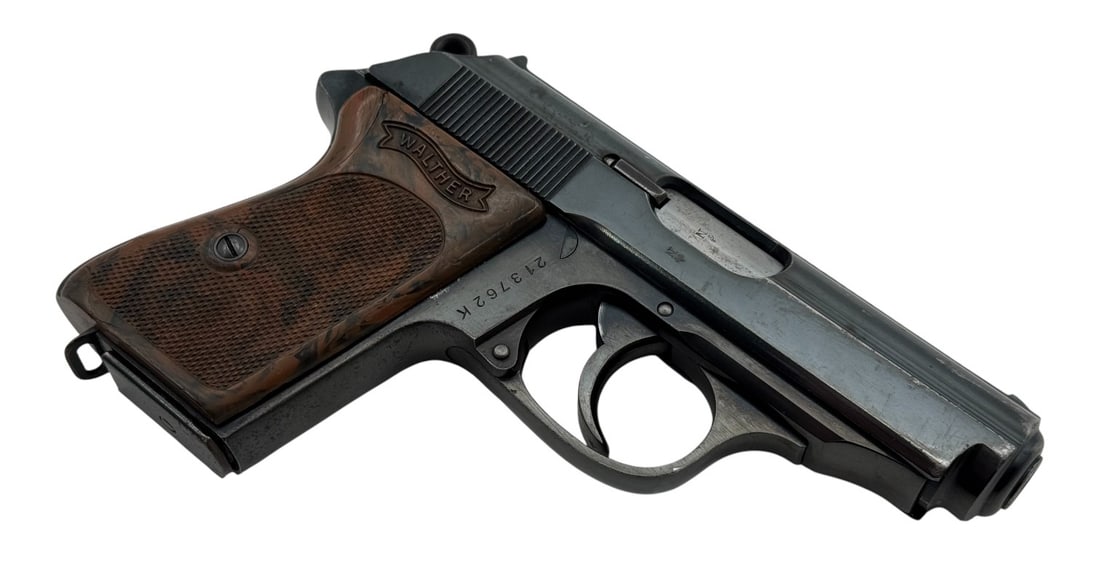 Early WWII 1939 High Polished Blue Walther PPK .32 ACP Semi-Automatic Pistol - 4