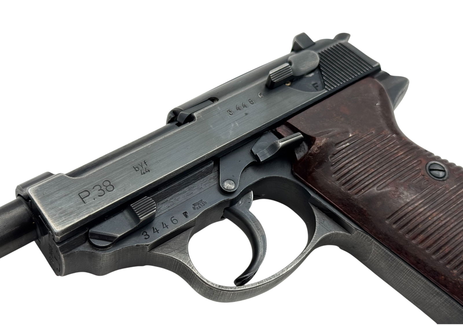 Excellent WWII German 1945 Mauser P38 "BYF/44" Semi-Automatic 9mm Pistol - 12