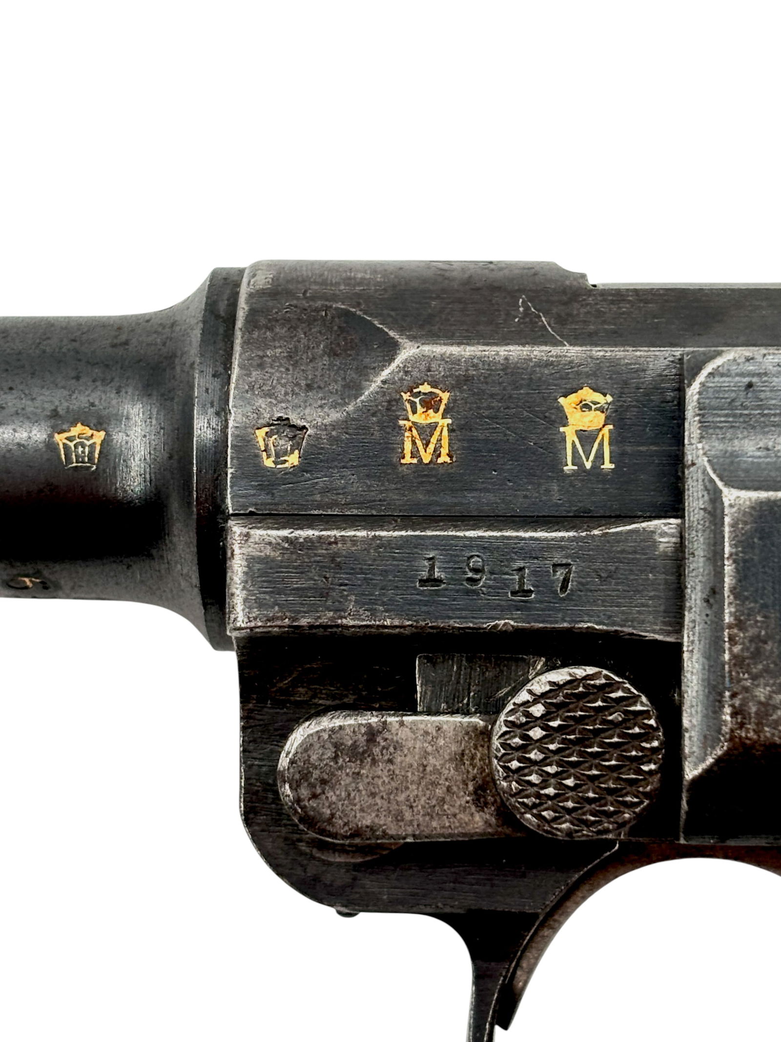 Excellent Rare WWI Imperial German “1917” DWM Model 1914 Navy P.08 Luger 9mm Pistol - 5
