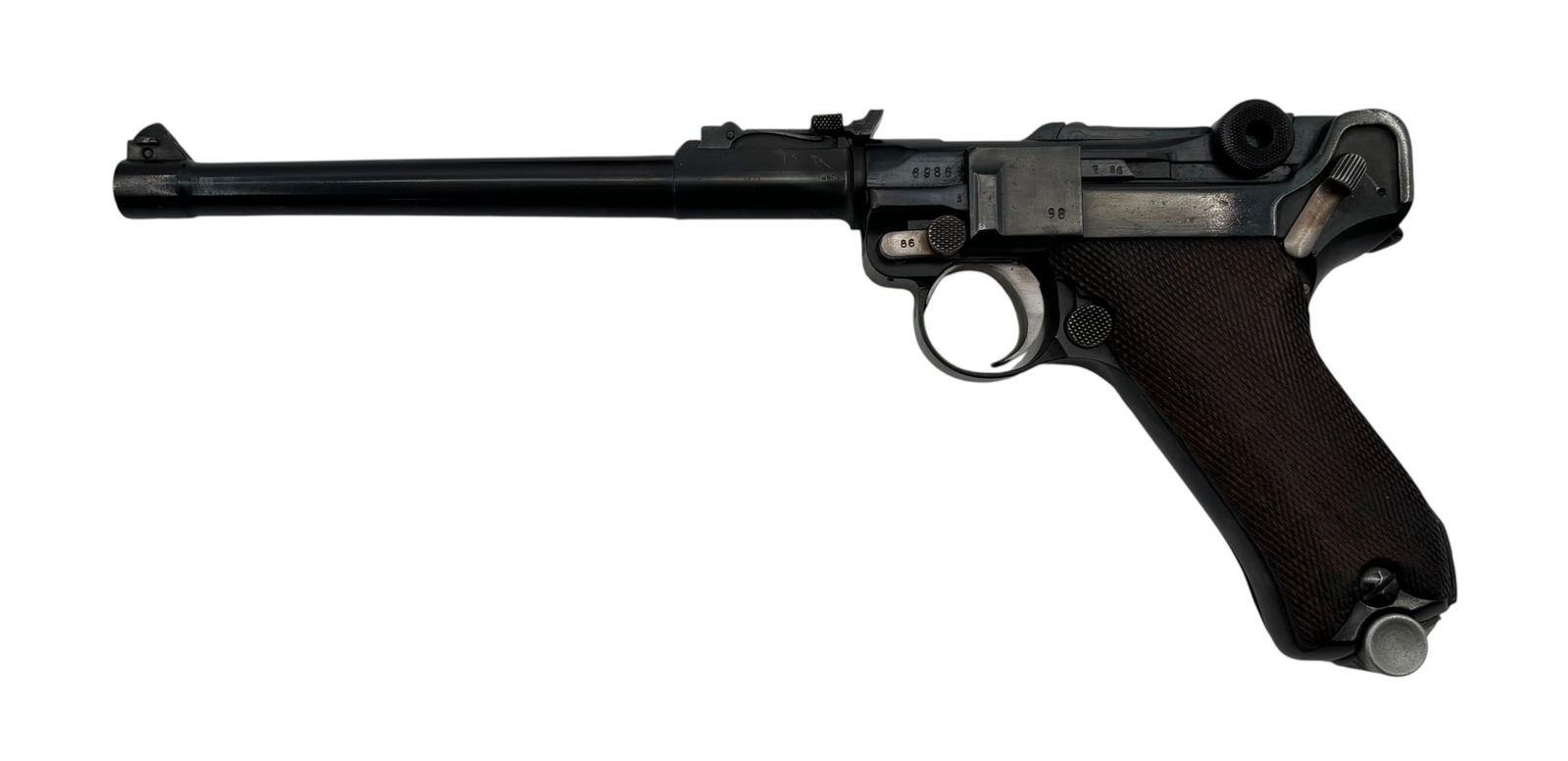 RARE Early WWI German 1914 Erfurt Artillery Luger LP-08 9mm Semi-Automatic Pistol Rig - 2