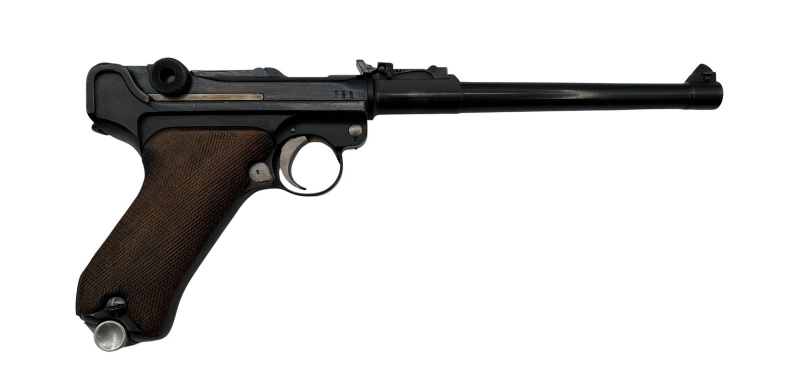 RARE Early WWI German 1914 Erfurt Artillery Luger LP-08 9mm Semi-Automatic Pistol Rig - 3