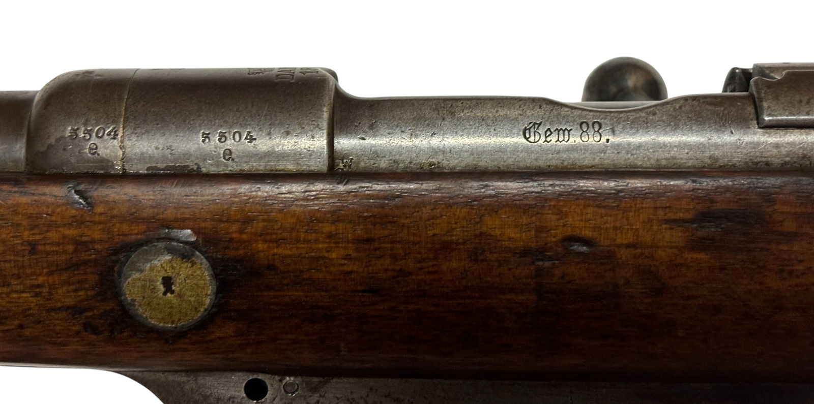 Antique 1891 Danzig Gew 88 Regimentally Marked Bolt Action 8mm Mauser Rifle - 3