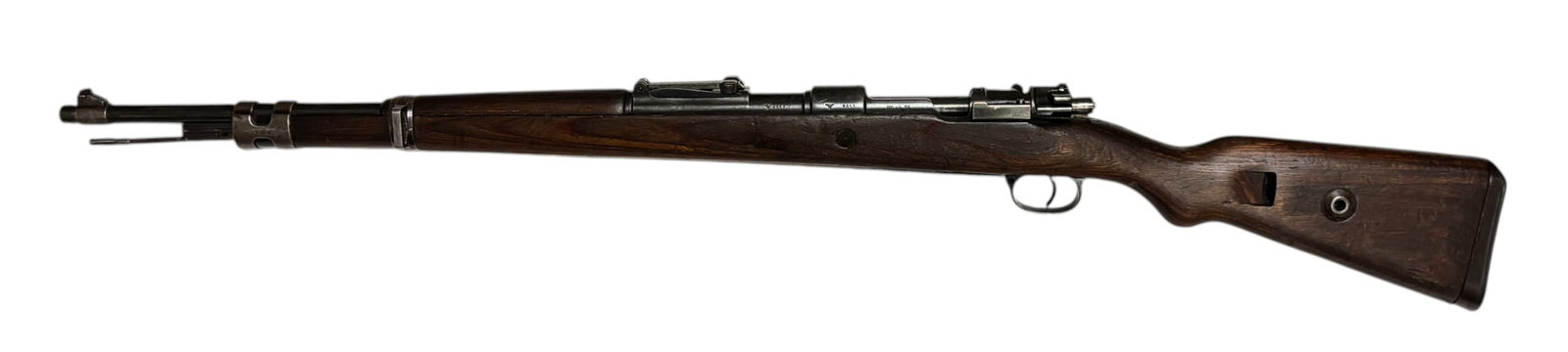 RARE German WWII 1940 "AX Code Feinmechanische Werke Model K98" 8mm Mauser Bolt Action Rifle (1 of 20)