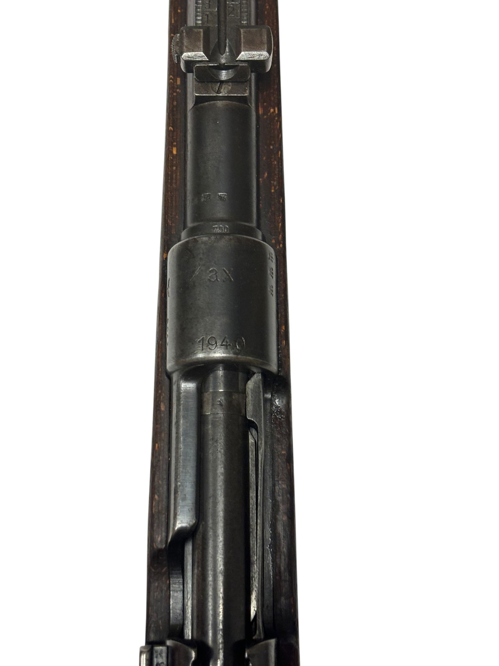 RARE German WWII 1940 "AX Code Feinmechanische Werke Model K98" 8mm Mauser Bolt Action Rifle - 3