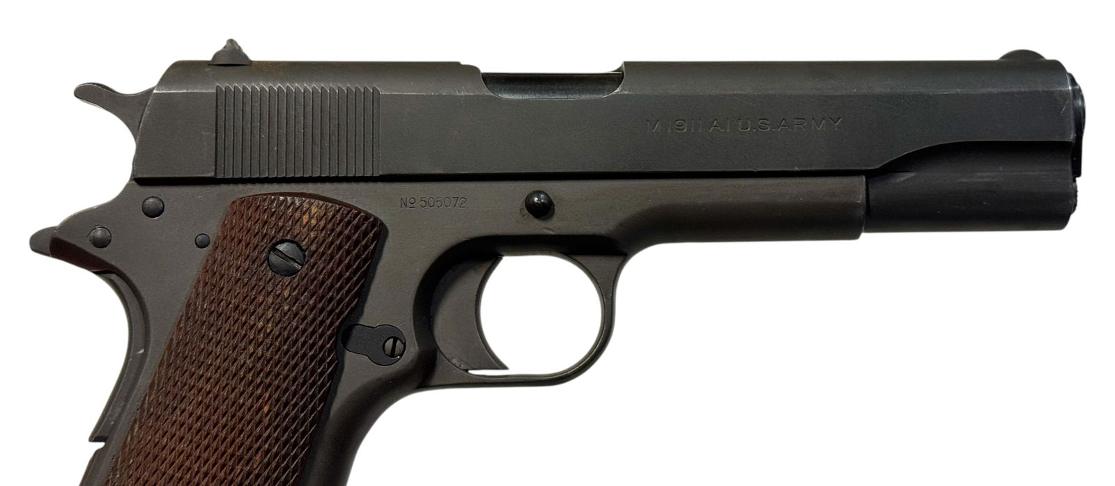 Excellent WWI/WWII 1918 Black Army Colt 1911 .45 ACP Semi-Automatic Pistol with Album - 7