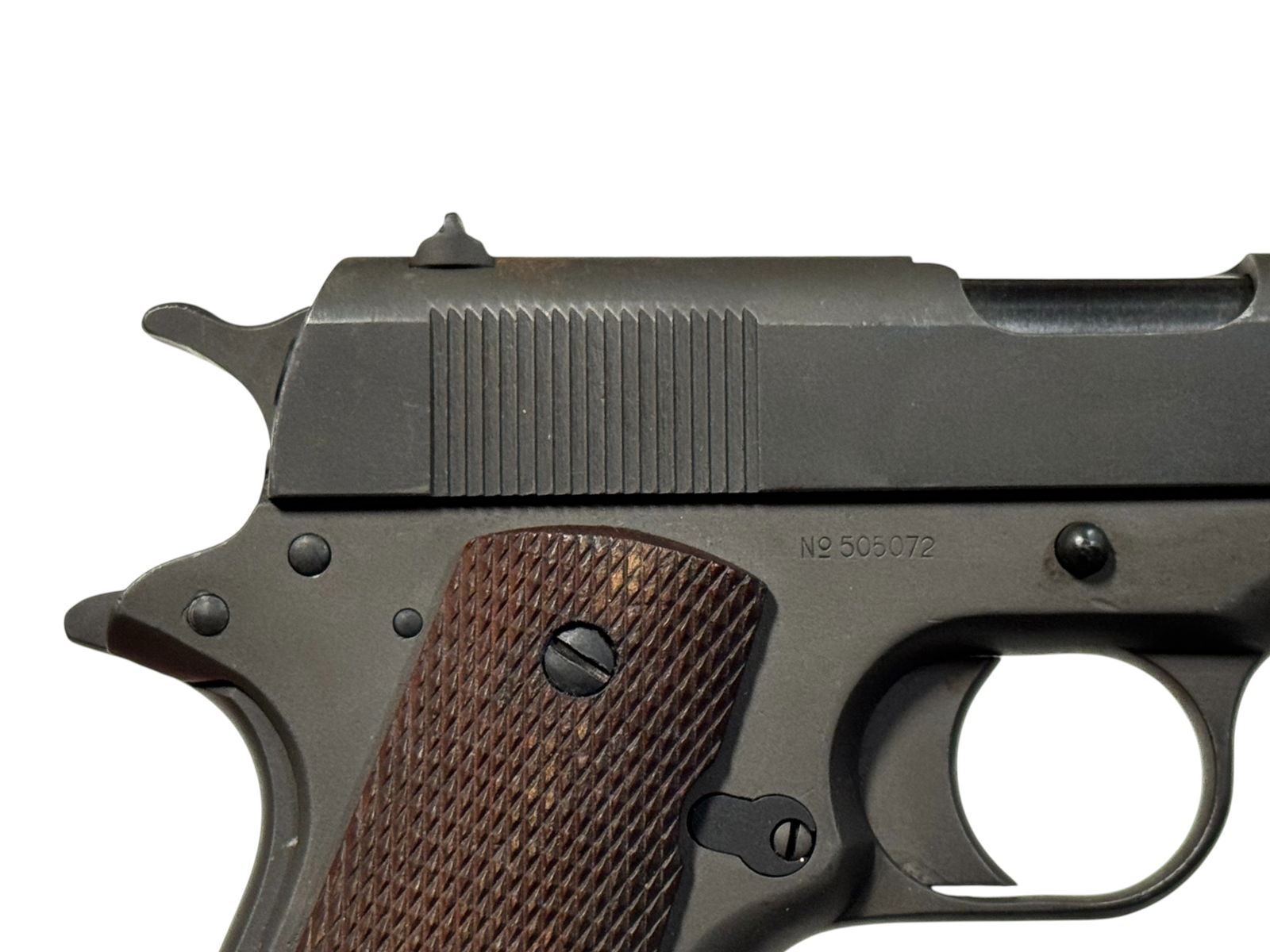 Excellent WWI/WWII 1918 Black Army Colt 1911 .45 ACP Semi-Automatic Pistol with Album - 8