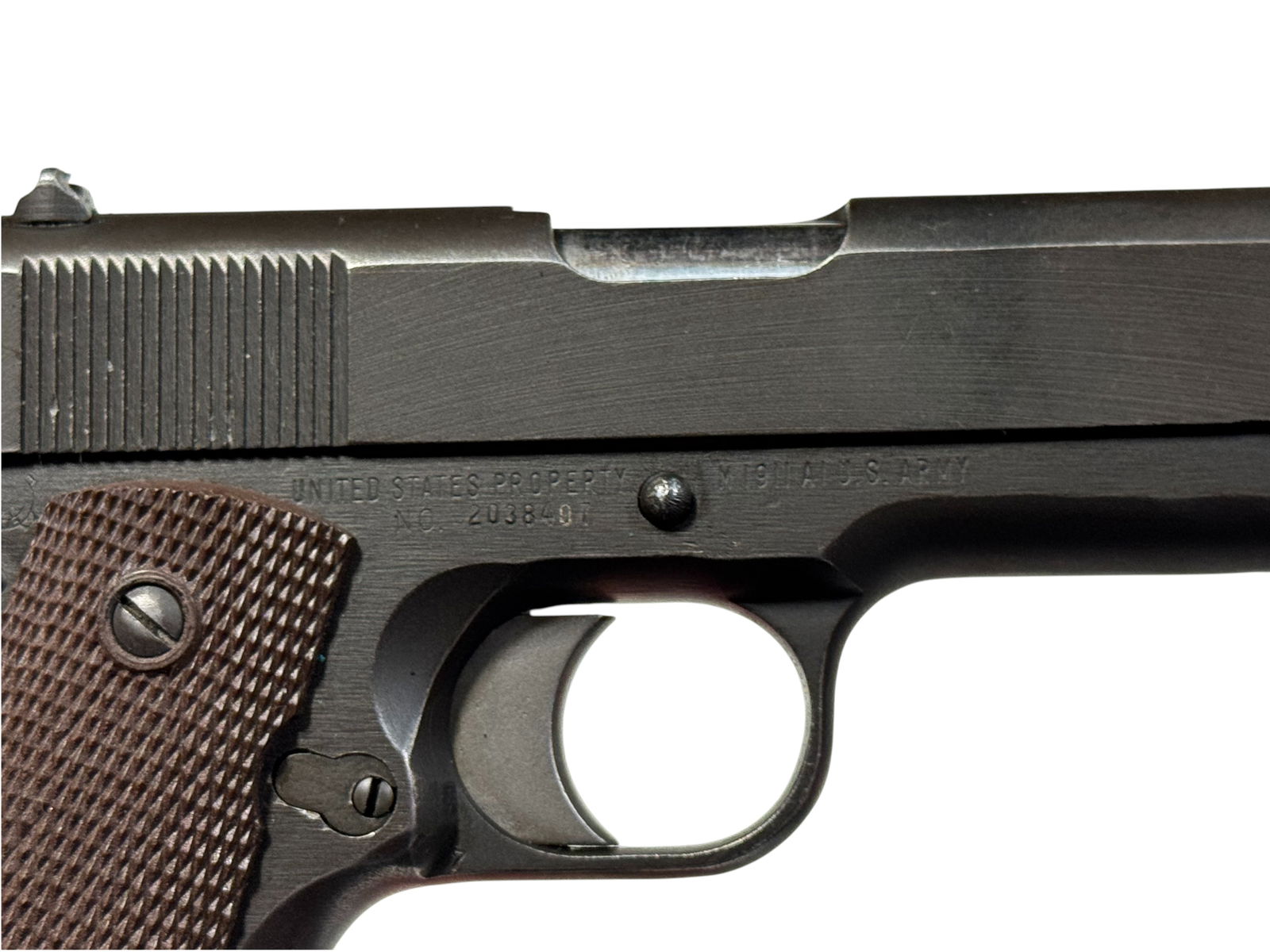 Excellent WWII 1944 Remington Rand 1911 A1 .45 ACP Semi-Automatic Pistol - 11