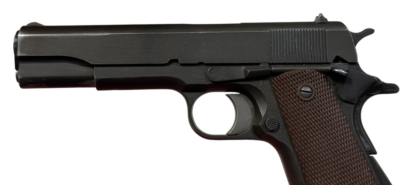 Excellent WWII 1944 Remington Rand 1911 A1 .45 ACP Semi-Automatic Pistol - 5