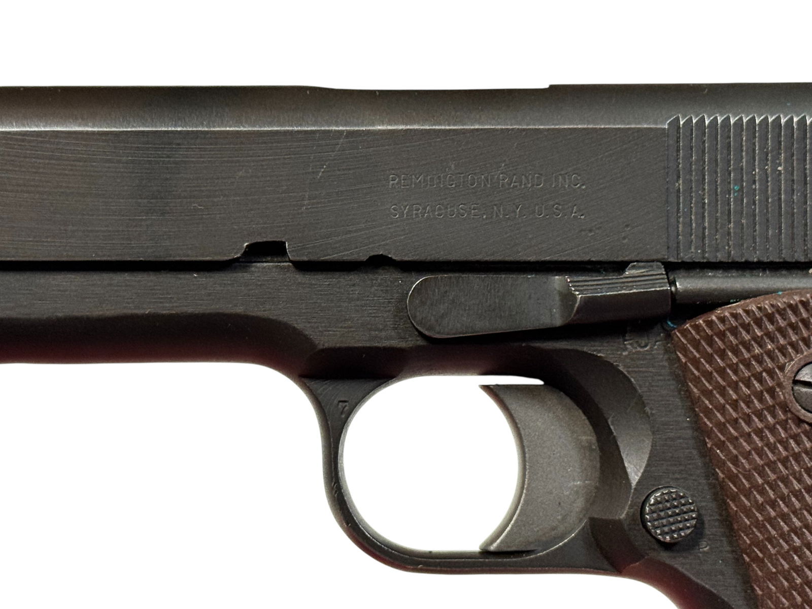 Excellent WWII 1944 Remington Rand 1911 A1 .45 ACP Semi-Automatic Pistol - 7