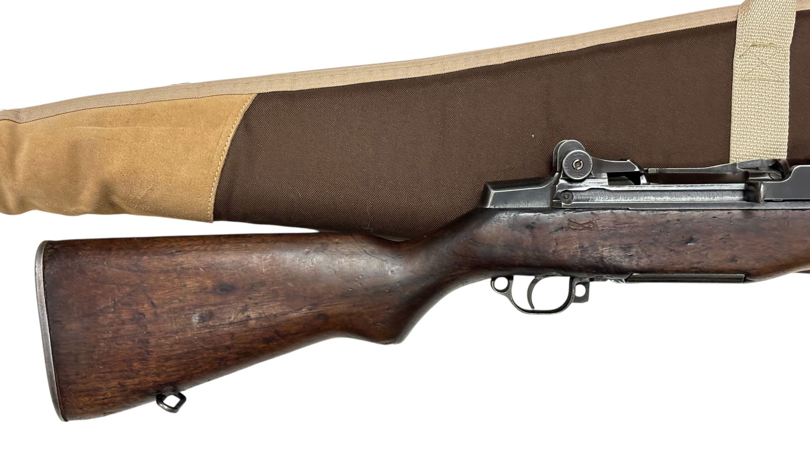 WWII 1942 Winchester M1 Garand .30-06 SPRG. Semi-Automatic Battle Rifle in Case - 12