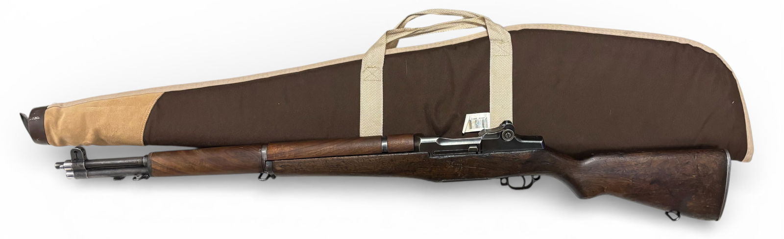 WWII 1942 Winchester M1 Garand .30-06 SPRG. Semi-Automatic Battle Rifle in Case - 2