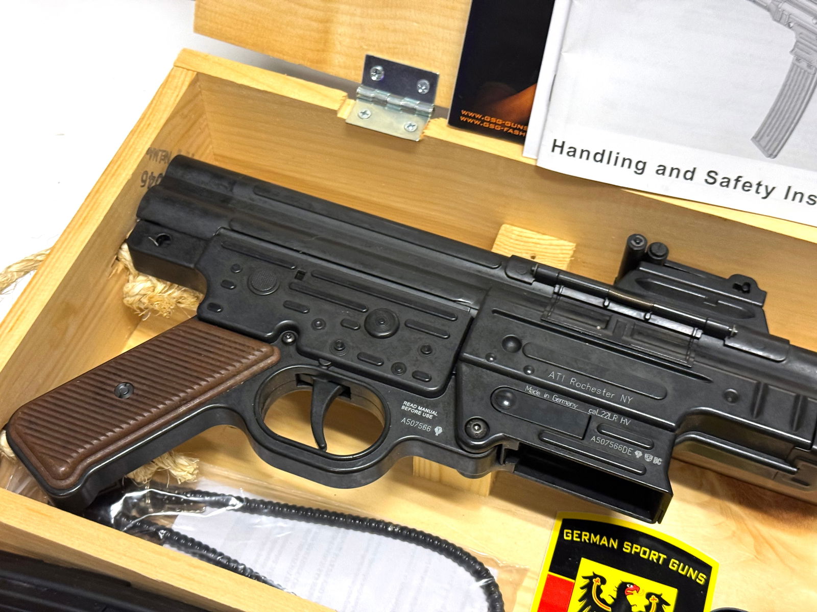 NIB American Tactical GSG-STG44 .22 LR Semi-Automatic Rifle in Crate with Extras - 9