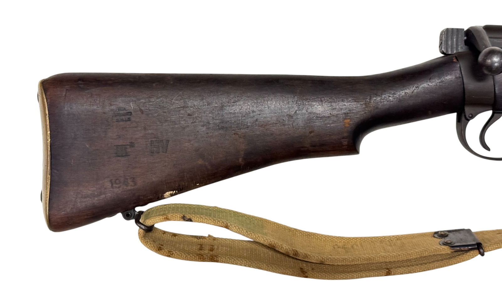 WWII 1941 Lithgow SMLE Mark III .303 BRITISH Lee-Enfield Bolt Action Rifle - 14