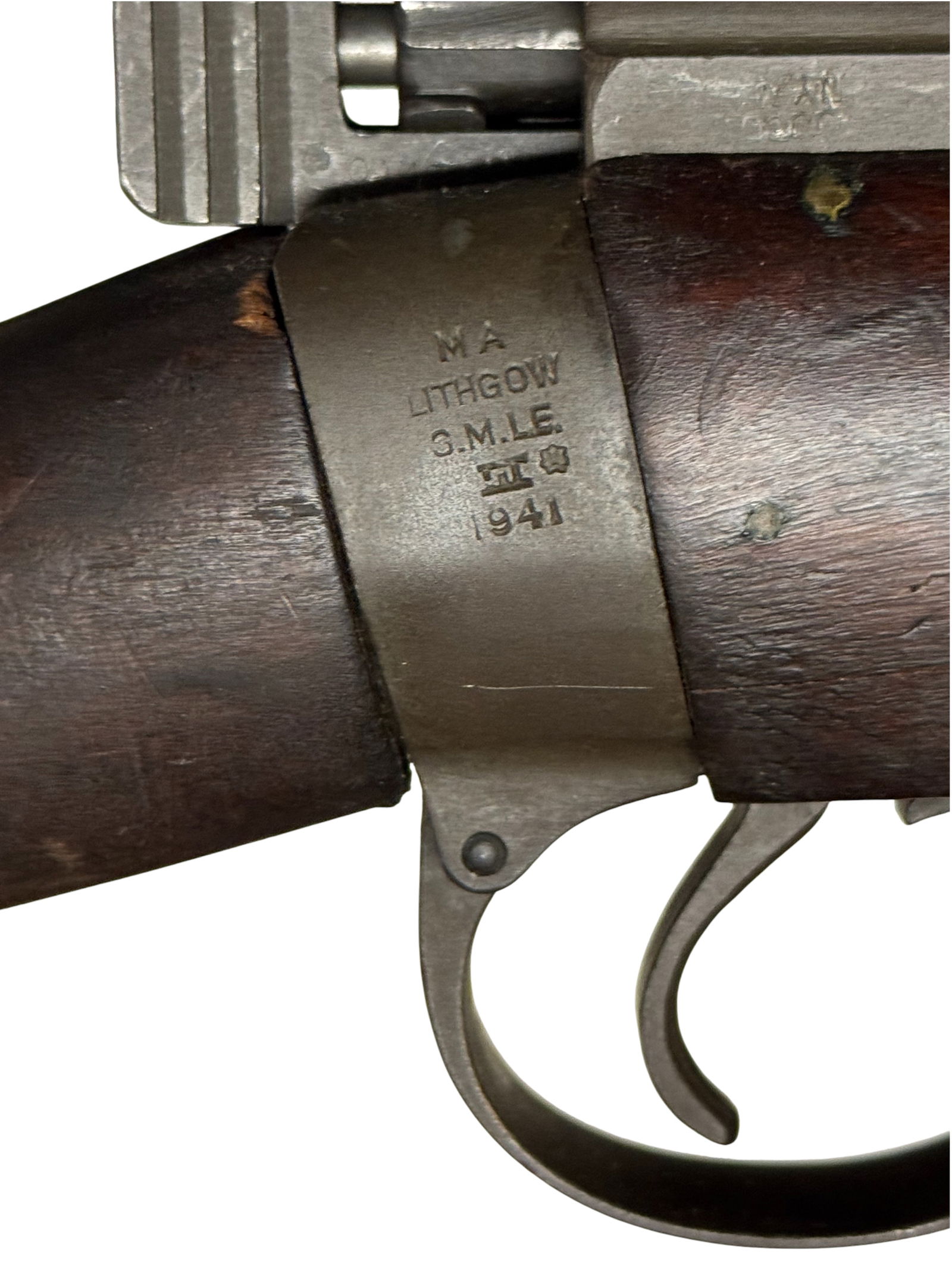 WWII 1941 Lithgow SMLE Mark III .303 BRITISH Lee-Enfield Bolt Action Rifle - 4