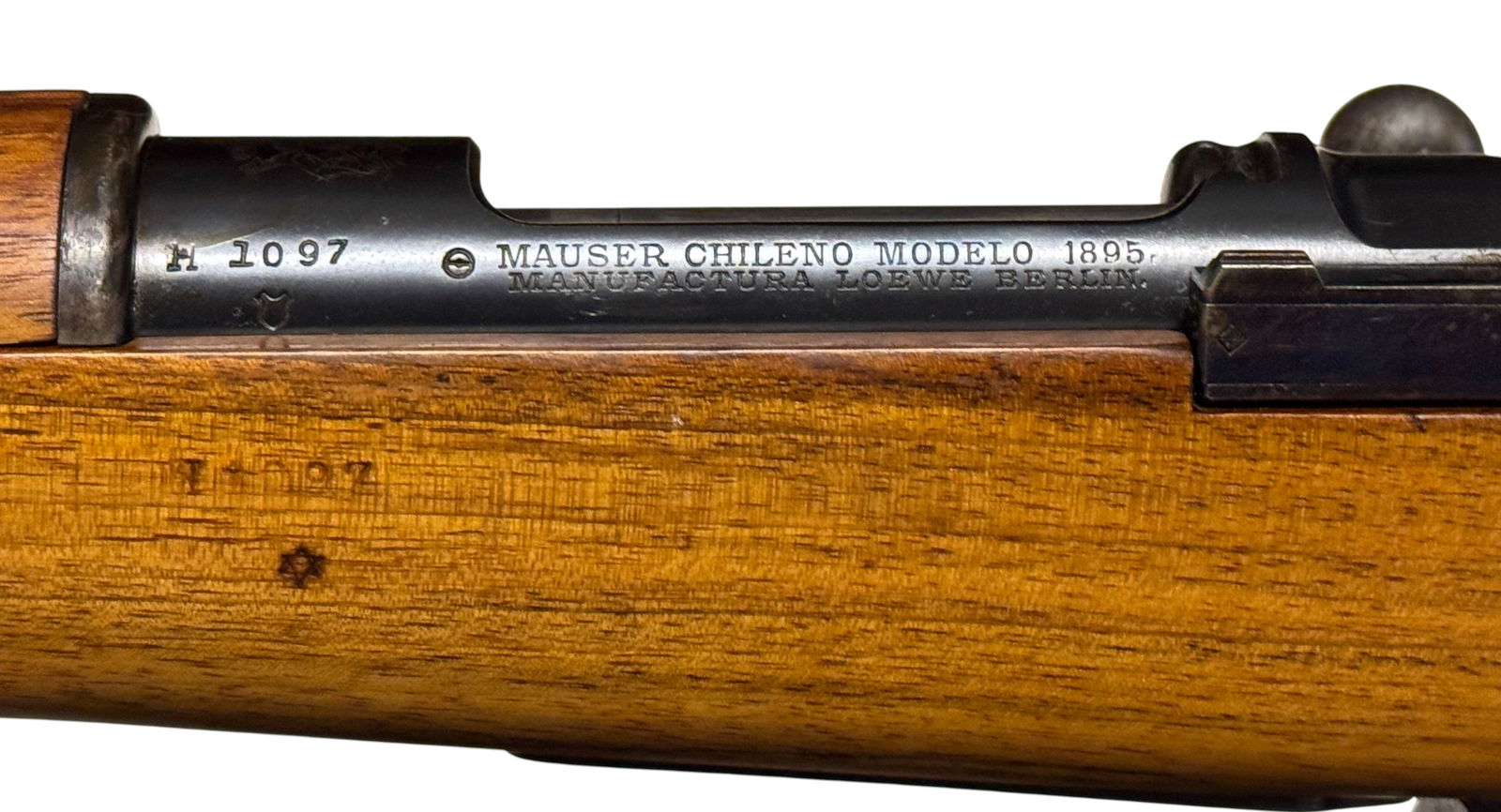 Excellent Antique Loewe Model 1895 Chilean 7mm Mauser Bolt Action Rifle - 4