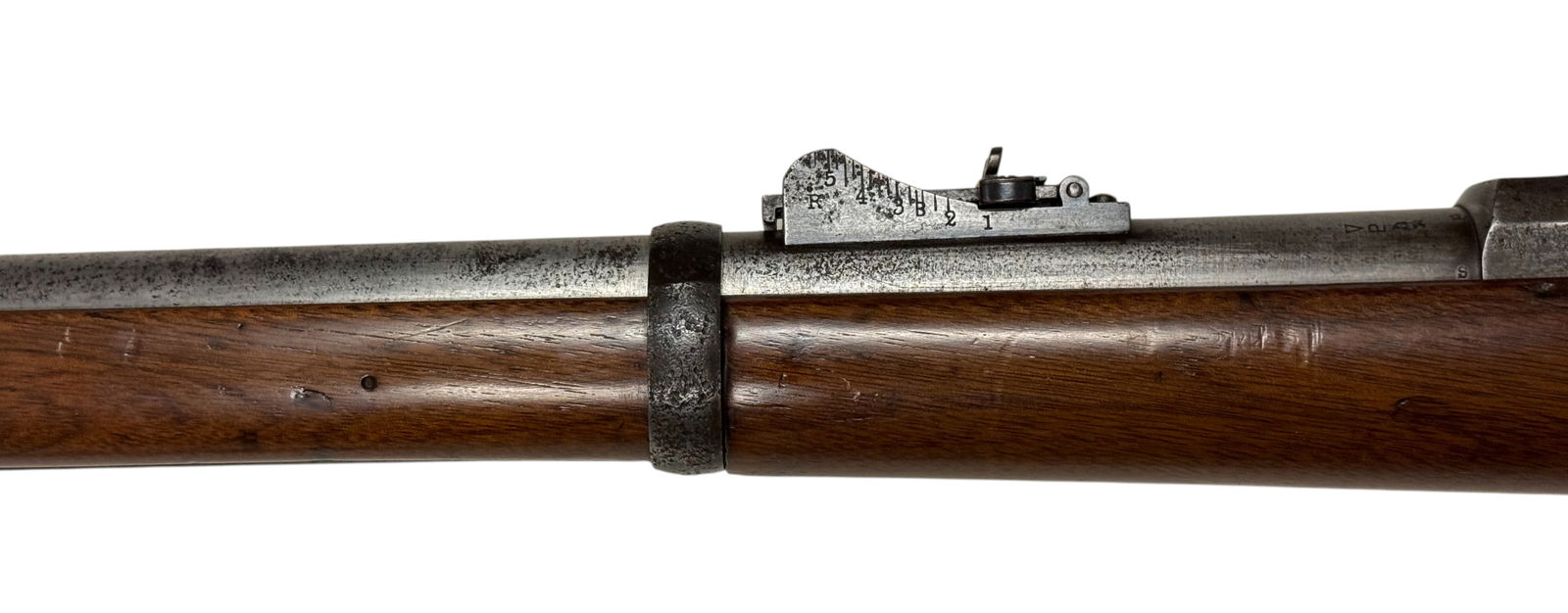 Antique 1884 US Springfield M1873 "Company B / 10 US Cavalry Regiment" .45-70 Trapdoor Rifle - 13