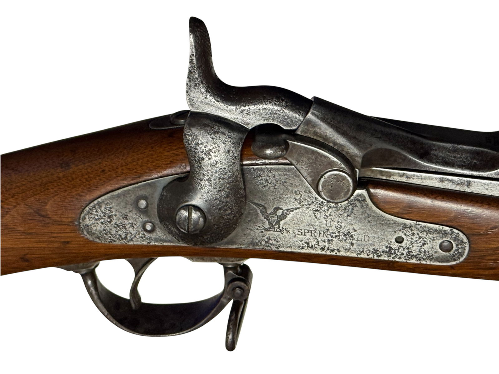 Antique 1884 US Springfield M1873 "Company B / 10 US Cavalry Regiment" .45-70 Trapdoor Rifle - 19