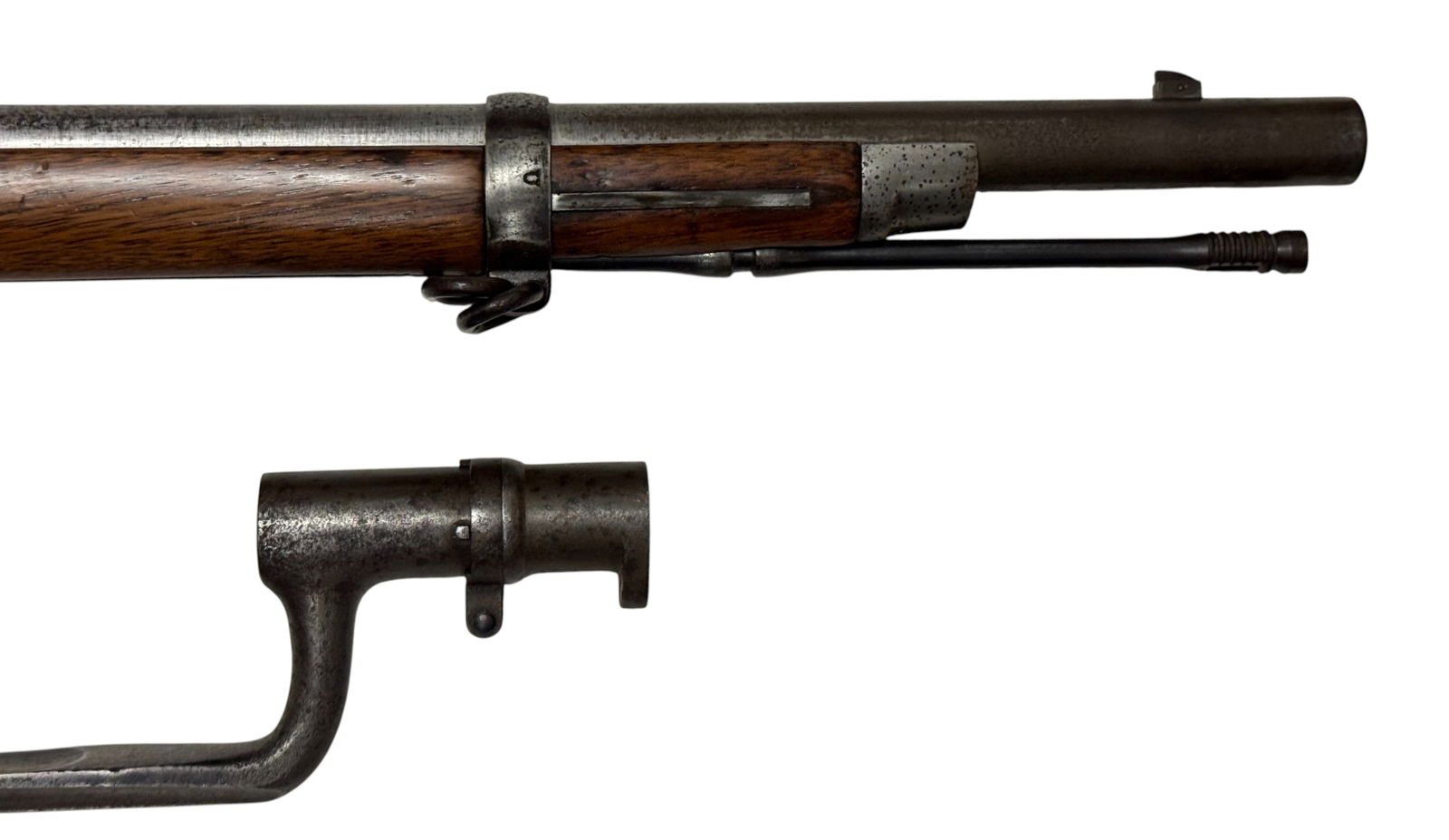 Antique 1884 US Springfield M1873 "Company B / 10 US Cavalry Regiment" .45-70 Trapdoor Rifle - 7