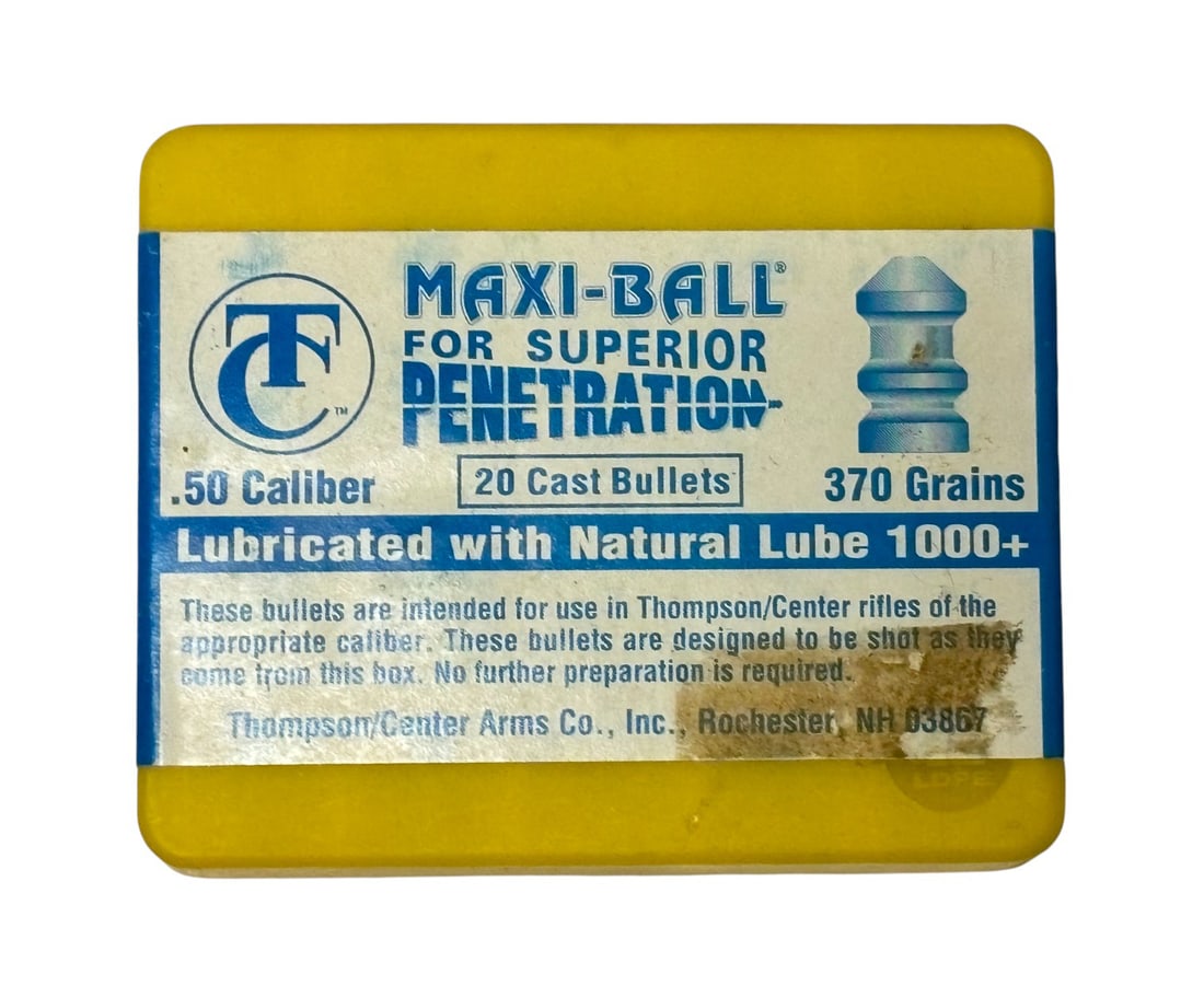 Excellent Thompson Center Arms Thunder Hawk .50 CAL. Blackpowder Rifle with Sling and Accessories - 10